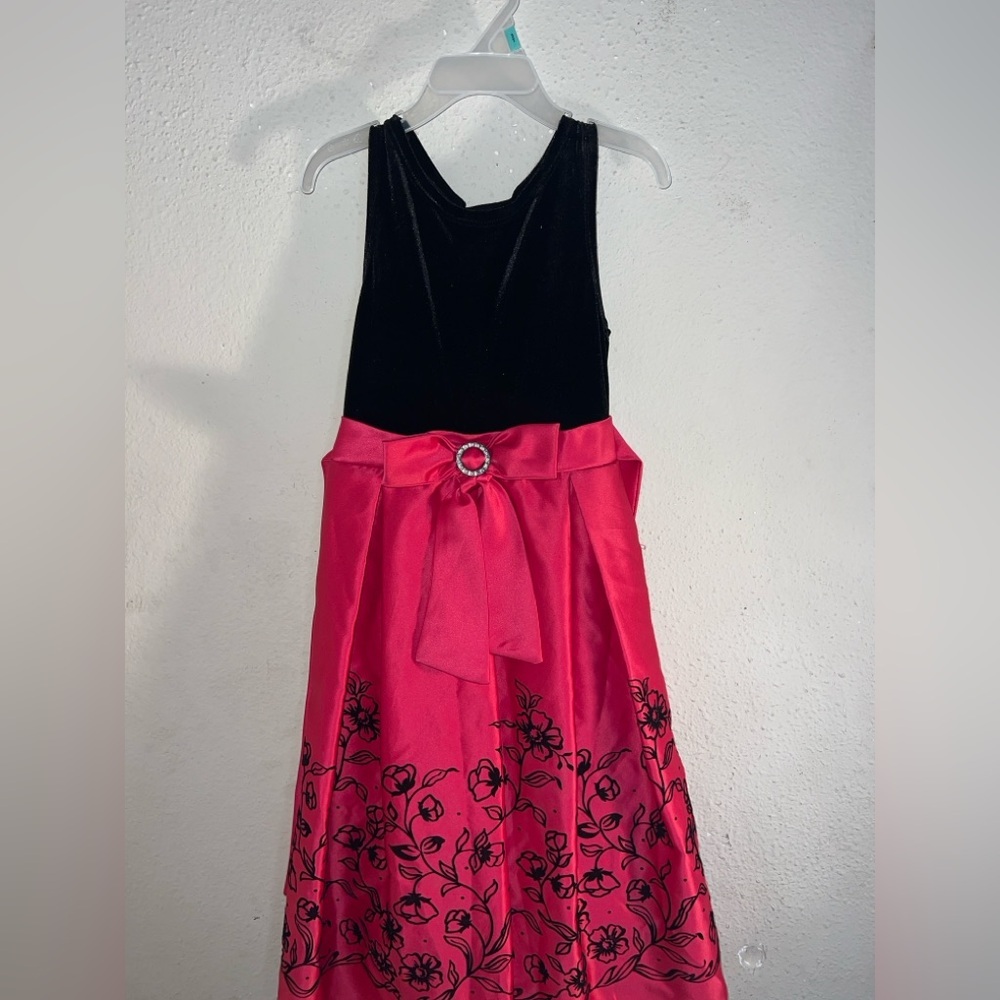 Charming Black and Pink Kids Formal Dress